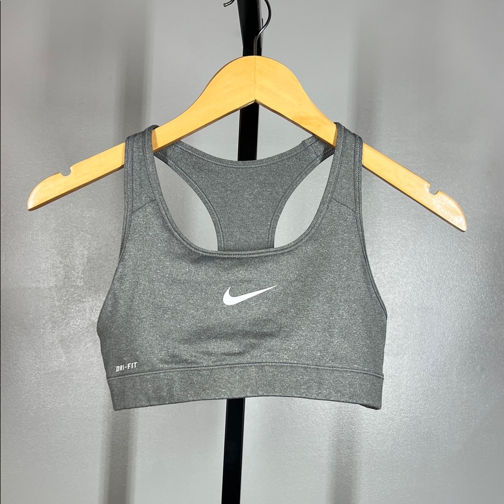 Nike Women's Dri-FIT Charcoal Sports Bra